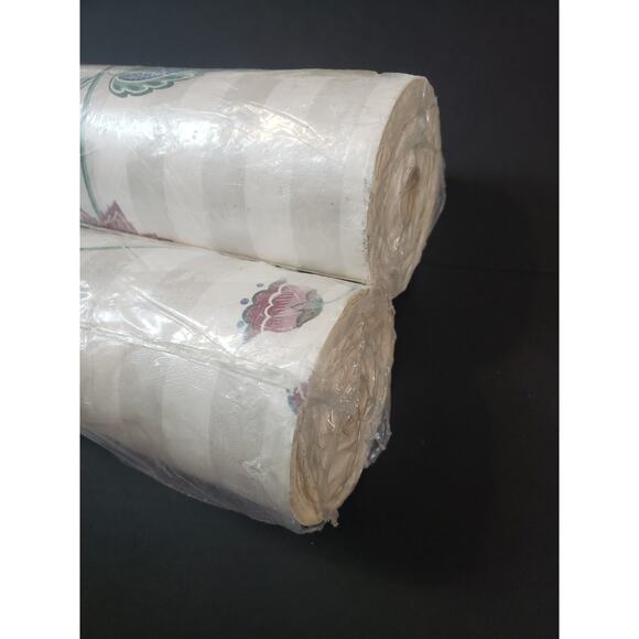 (JL) VTG Silk Showcase Wallcovering Solid Vinyl Wallpaper 56214 B Lot of 2 - Picture 4 of 6